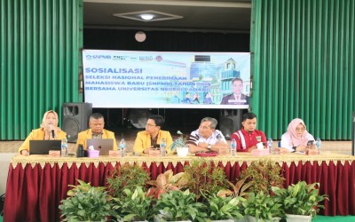 UNP gelar Sosialisasi Seleksi Nasional Penerimaan Mahasiswa Baru (SNPMB) di Wilayah V