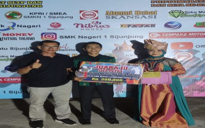 Pemenang Lomba Solo Song antar SLTA se Kabupaten Sijunjung (SMKN 1 Sijunjung)